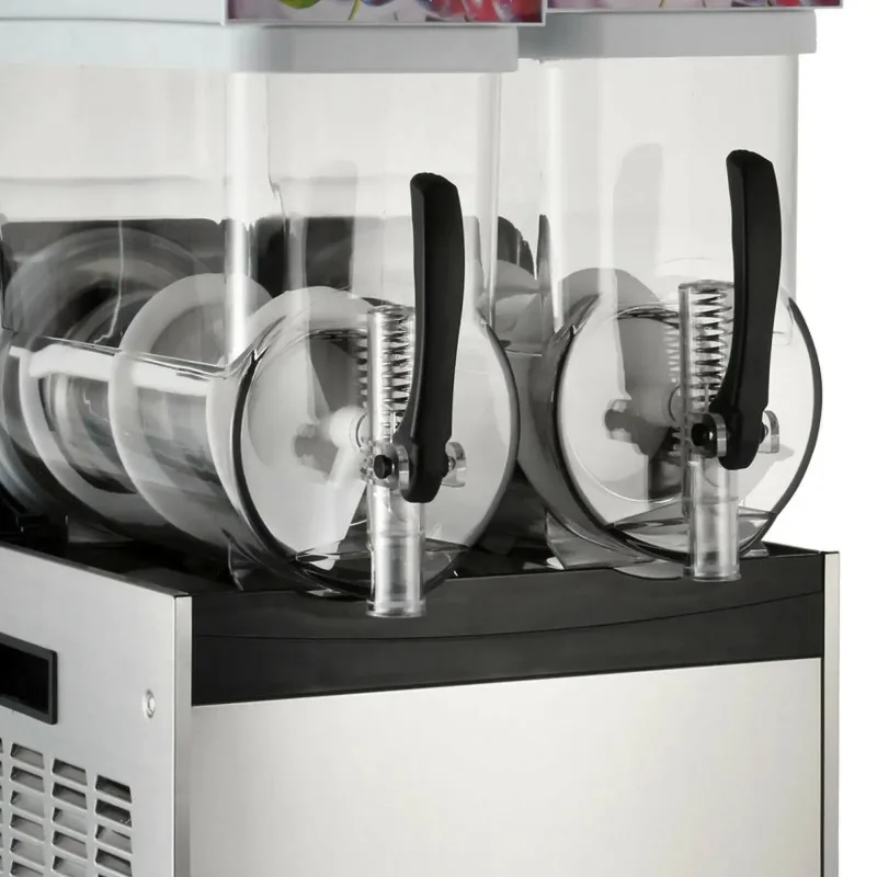 

Commercial beverage slush machine, milk water and flour melt control, stainless steel, suitable for milk tea shops