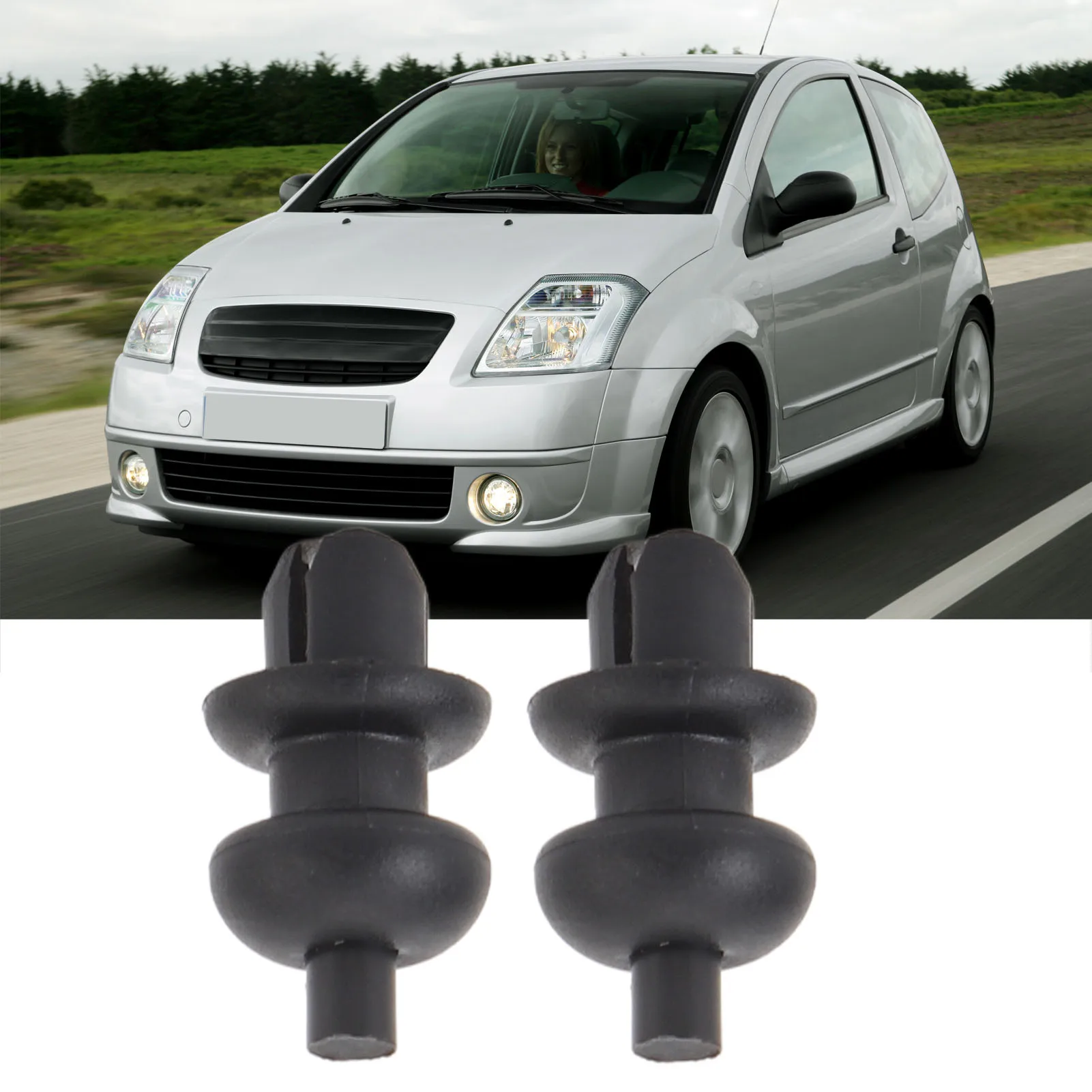 2PCS Trunk Parcel Shelf Tray Strap String Clip Plastic 699218 Rear Parcel Shelf Hook Clip for C2 C3 C4 Cactus DS3
