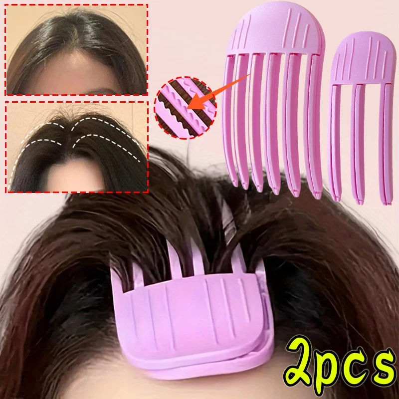 3/6Teeth Fluffy Hair Roots Clips Comb Lazy Hair Top Styling Curling Barrel Portable Korean Hairs Clip Volume Wind Sculpting Comb