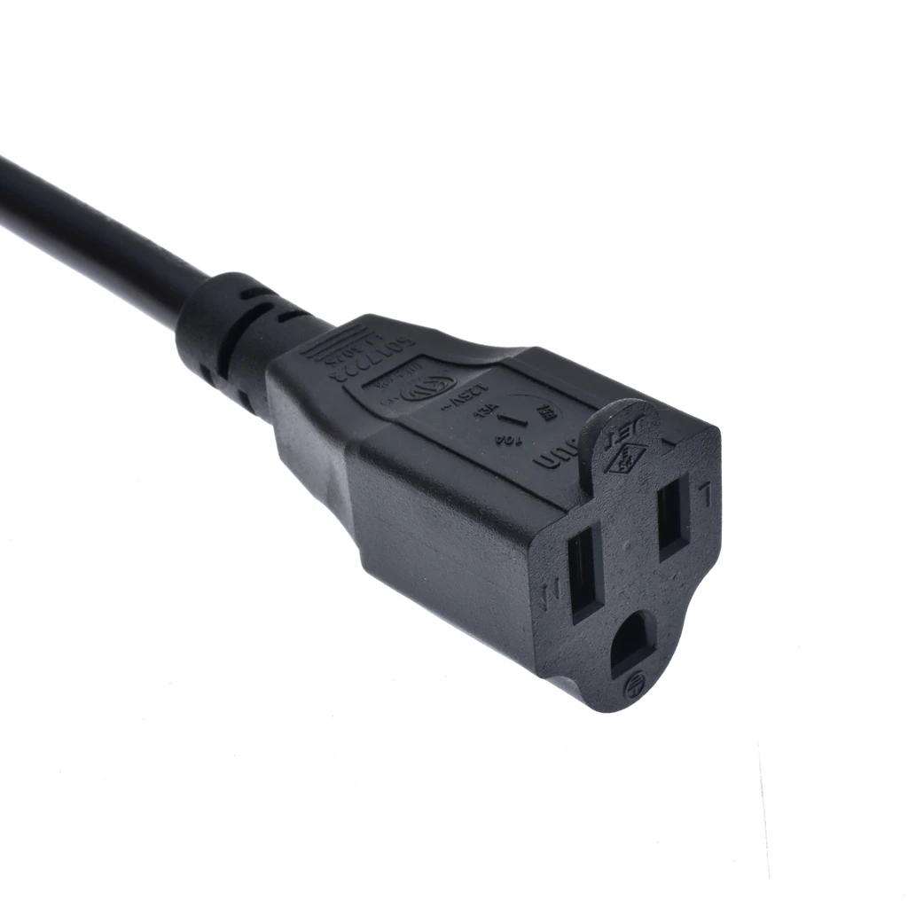 IEC309 316P6 to US Nema 5-15R Outlet Socket Power cord,convert the 316C6 to Nema 5-15R Socket,16AWG gauge,13Amps,50cm