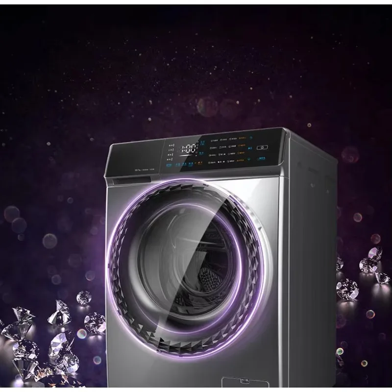 Washing Machine Automatic Frequency Conversion Intelligent Household Large-capacity Drum Washing Machine and Drying Machine