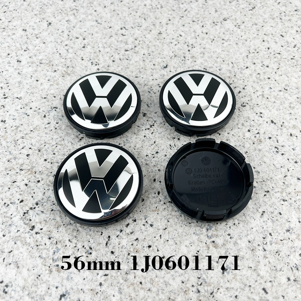 4pcs 55MM 56MM 65MM 70MM Car Styling Wheel Center Cap Hub Covers Badge For VW Volkswagen Golf Polo Passat 3B7601171 1J0601171 view 5