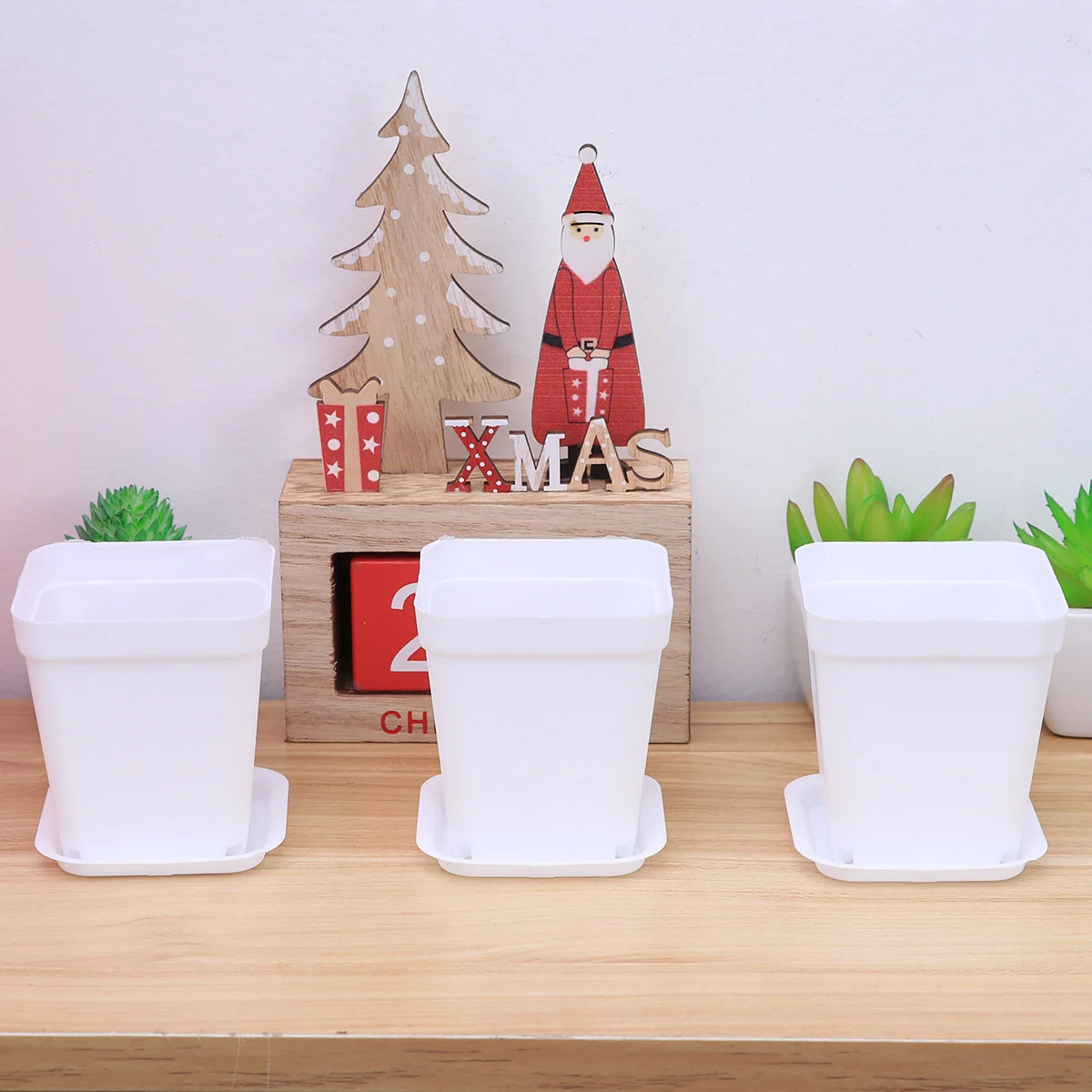 

6 Pcs Outdoor Indoor Plant Pots Bedromroom Decorations Succulent Plants Thicken Flower