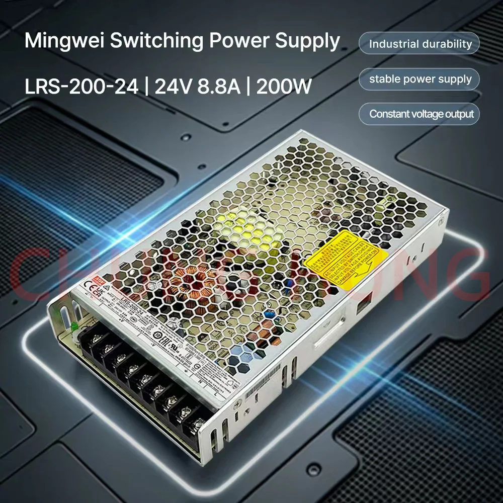 24V 8.8A DC output switch power supply aluminum box LED driver, flat panel printer UV curing lamp power adapter