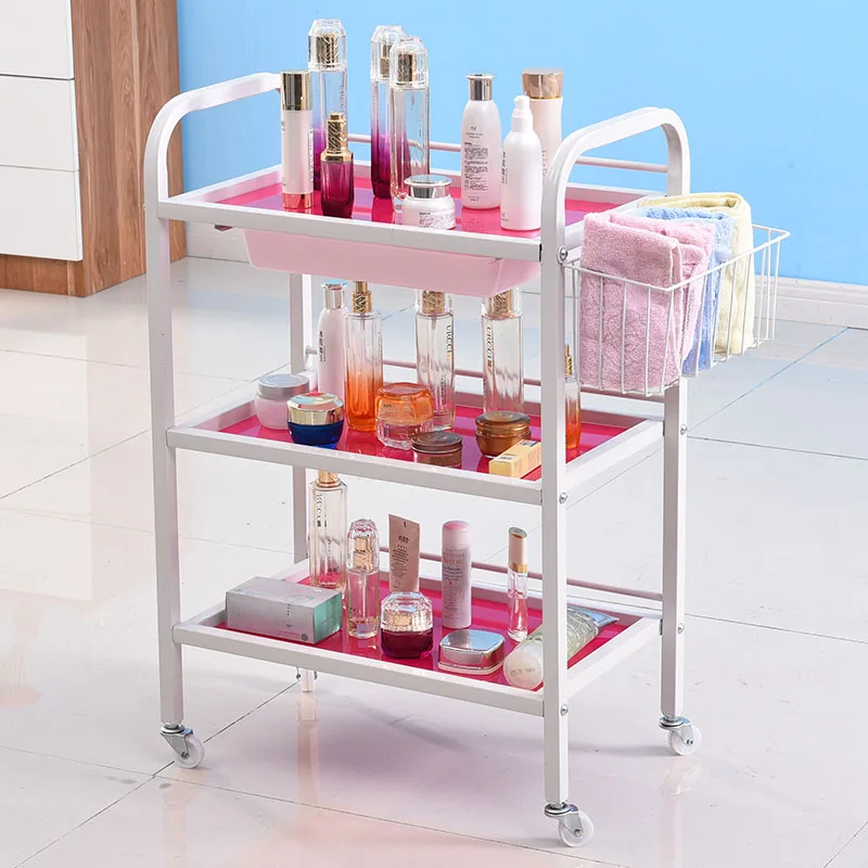 

Cosmetology Salon Trolley Detailing Commercial Cart Rolling Salon Trolley Beauty Muebles Peluqueria Commercial Furniture YN50ST