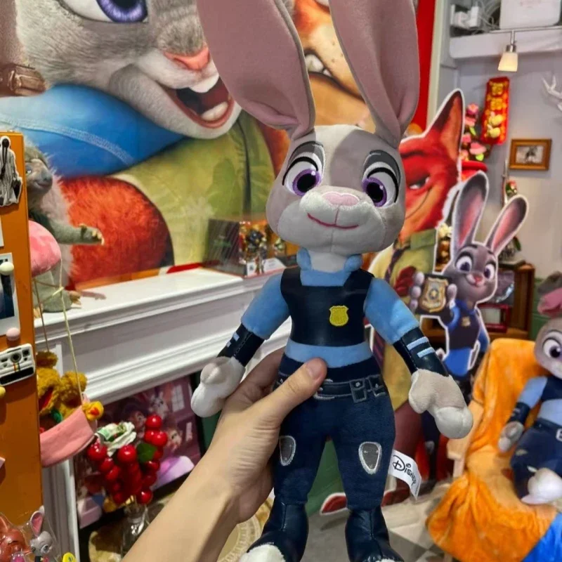 مجموعة ألعاب أنيمي زوتوبيا القطيفة الكبيرة الثعلب نيك والأرنب جودي دمى الحيوانات المحشوة الناعمة للأطفال هدايا عيد الميلاد #2