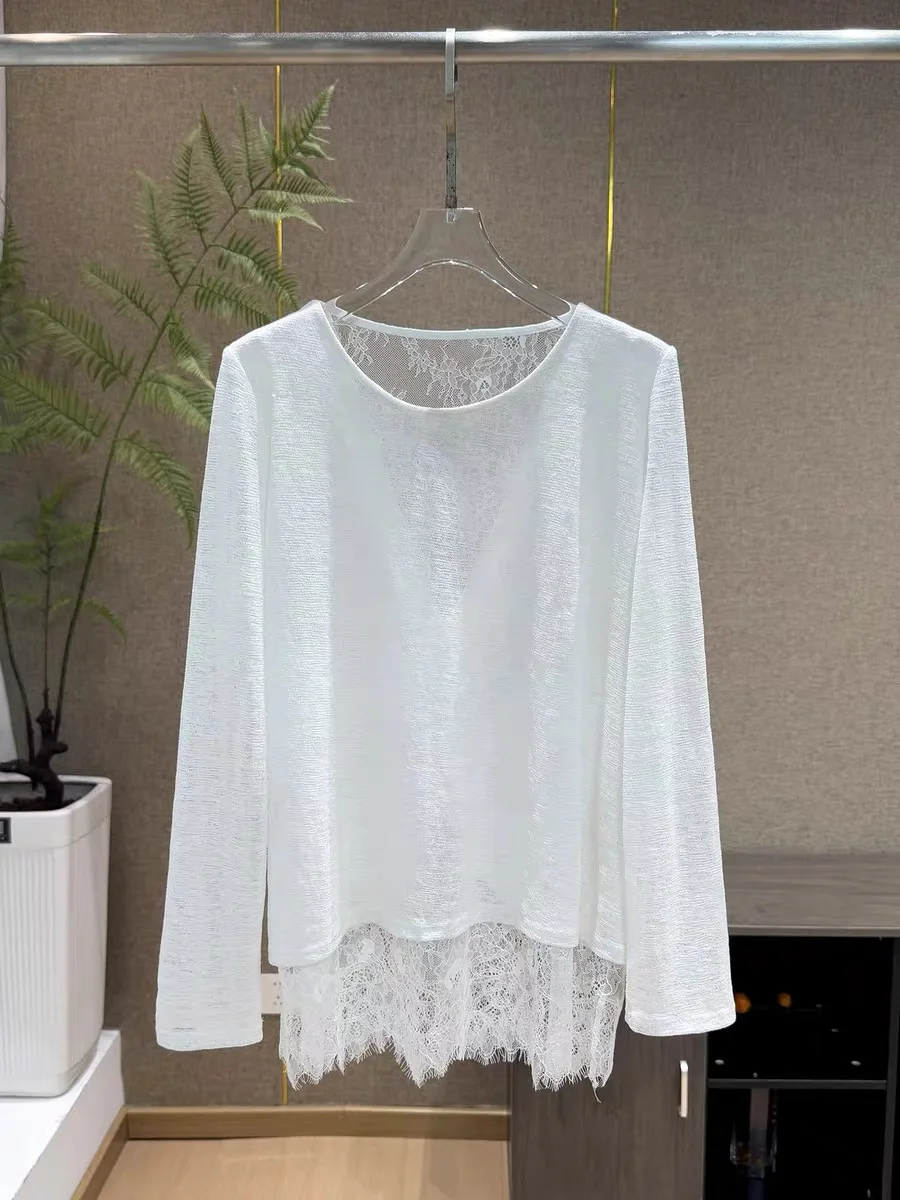 

Women Fashionable Long Sleeve Shirt Comfortable Button Down Blouse for Work LY0133