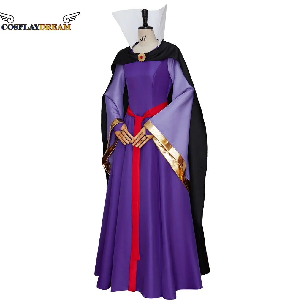 (in stock) Evil Queen CostumeThe Snow COS Evil Queen Cosplay Costume Outfit Adult Halloween Carnival Cosplay Costumes