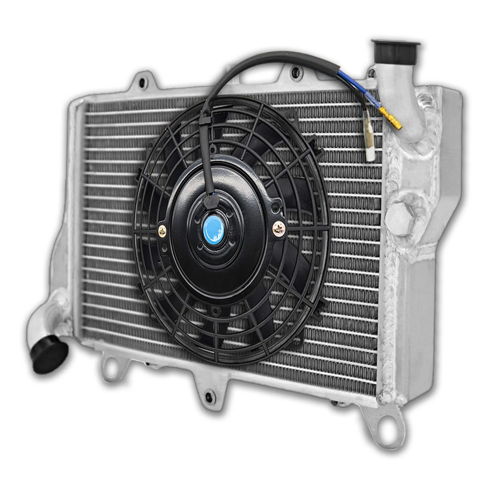 

3 ROW Aluminum Radiator + Fan For 1984-1986 Kawasaki Ninja ZX9 ZX900 ZX GPZ 900 GPZ900 1984 1985 1986