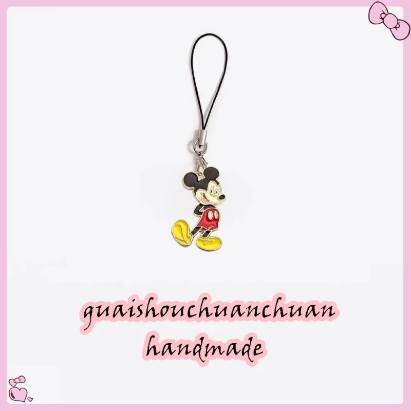 Niedlicher Cartoon Disney Mickey Minnie Cartoon Persönlichkeit Trend Handy Lanyard Student USB Disk Anhänger Geschenk Großhandel