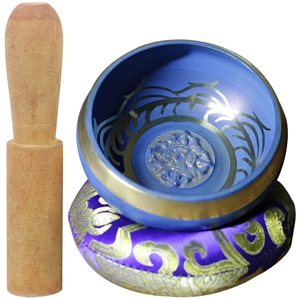 مجموعة واحدة من وعاء الموسيقى التبتي وعاء التأمل لاسترخاء اليوغا وتخفيف التوتر ديكور المنزل ملحق روحي