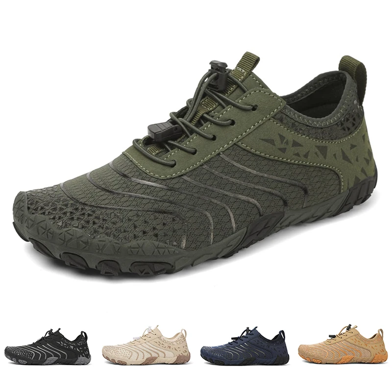 Summer Wide-Head Wading Shoes Men Barefoot Upstream Sketch Shoes Fitness Cycling Yoga Casual Sandals Women Water Sports Shoes
