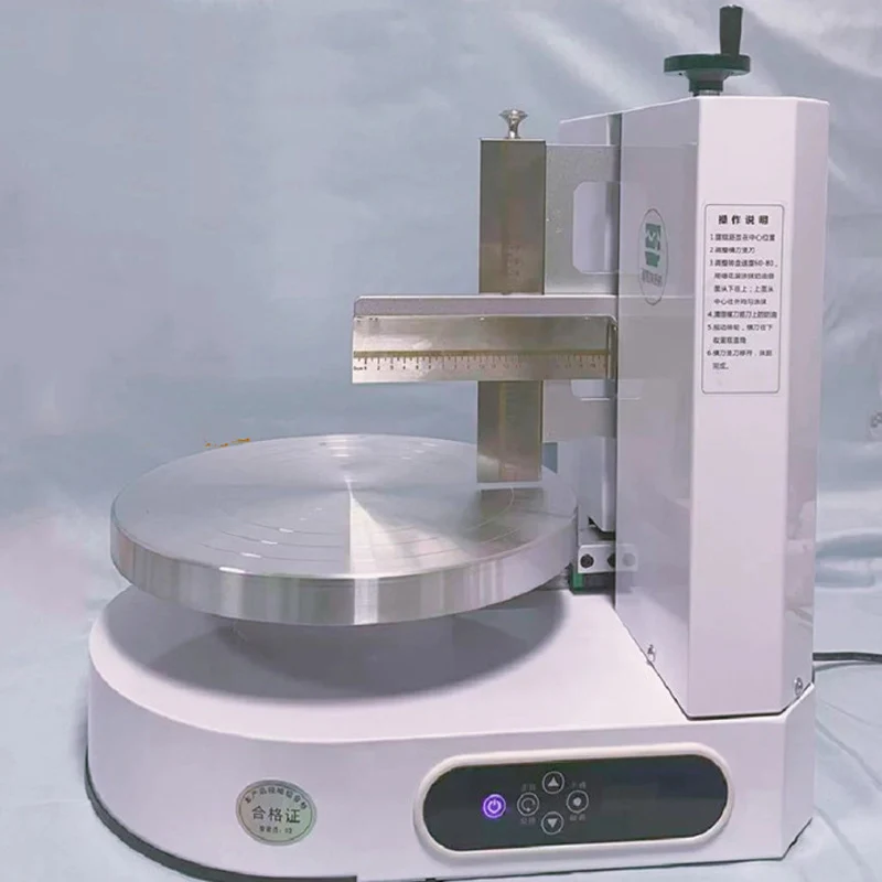 Настольная машина для нанесения крема для торта ко дню рождения, автоматическая круглая машина для нанесения хлеба, крема для торта с маслом, крем для нанесения глазури Mac