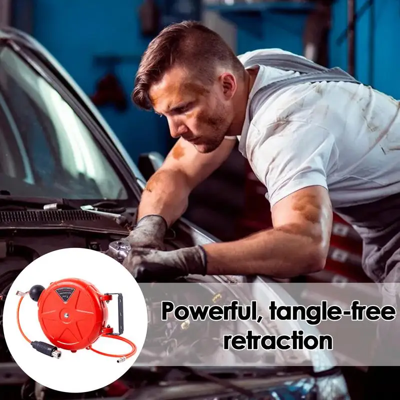 avvolgitubo-aria-compressa-portatile-da-10m-con-riavvolgimento-automatico-montaggio-a-parete-commerciale-con-staffa-girevole-e-attacco-rapido-accessori-per-compressore-d'aria
