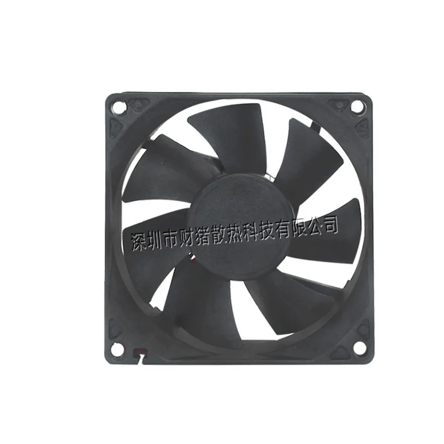 Dual Ball Bearing DC5V 12V24V 80MM CPU Fan 8025 80*80*25MM 8*8*2.5CM Cooling Fan Inverter Fan 2pin