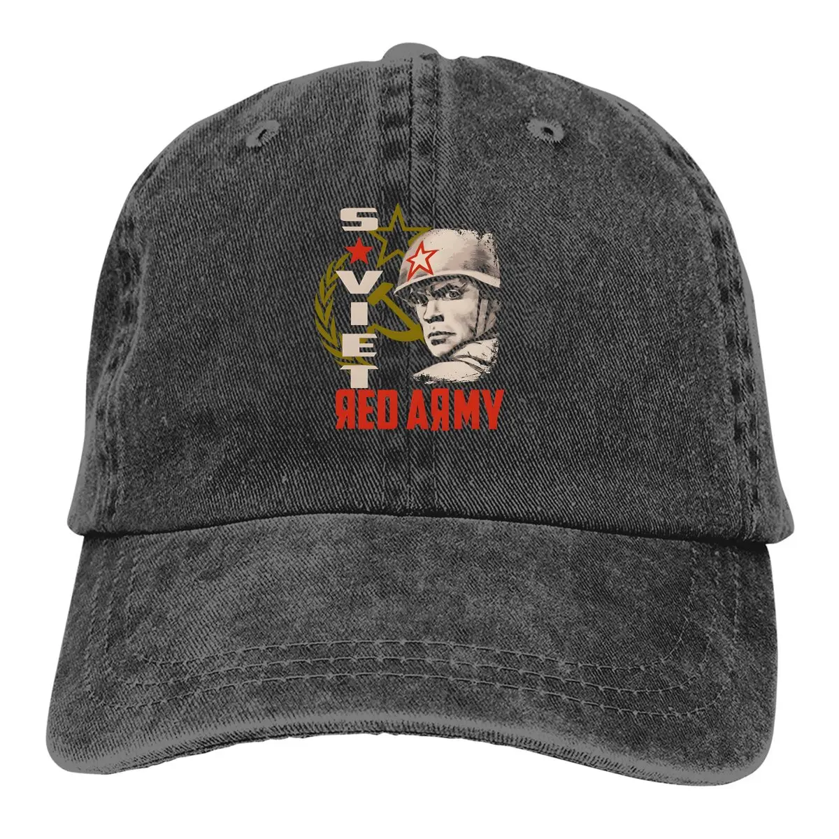 

Soviet Red Army Russian Soldier Baseball Cap Men Hats Women Visor Protection Snapback Russian USSR CCCP Caps