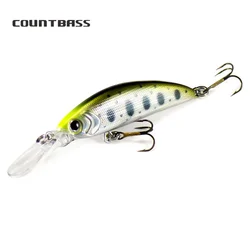 Countbass Hard Lures Sinking Minnow Wobblers Angler's Lure for Fishing Trout Bass Pike 50mm 5.4g