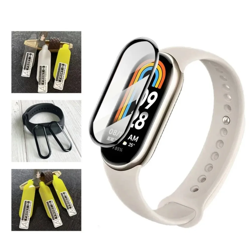 Película de TPU suave y protector de pantalla PMMA para Xiaomi MiBand8 Mi Band 8