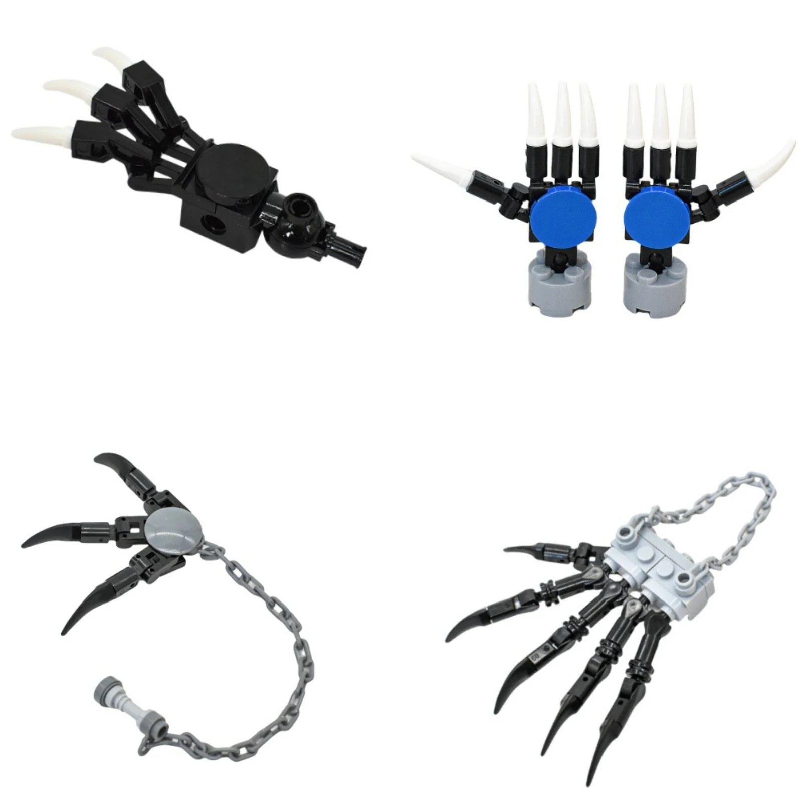 MOC Modificatie Styling Monster Claw Model Technologie Bouwstenen Onderdelen Robotic Hand Gemonteerd Kleine Bakstenen Speelgoed Accessoires
