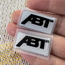 Motorcycle sticker accessories decal resin gel small LOGO for ABT