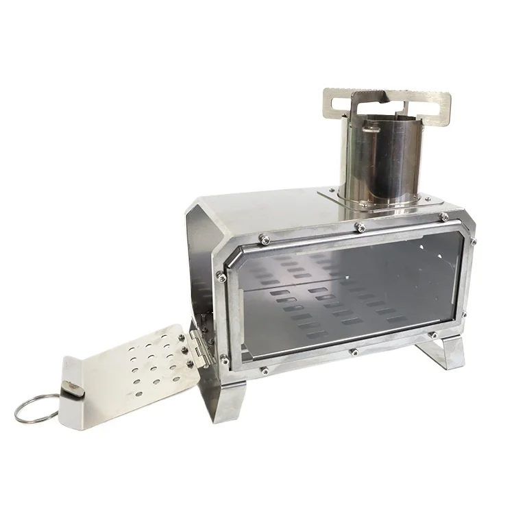 Outdoor camping desktop firewood stove portable