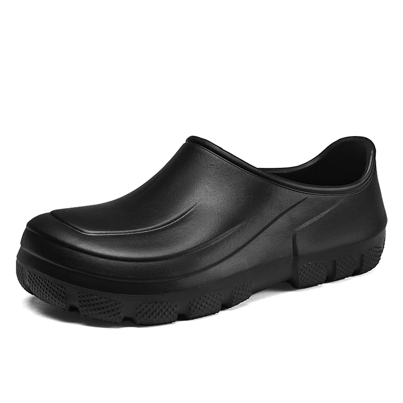 Hotel Kitchen Chef Shoes Slip On Waterproof Oil-Proof Kitchen Chef Clogs Non-slip Resistant Work Shoes For Cook Size 38-45