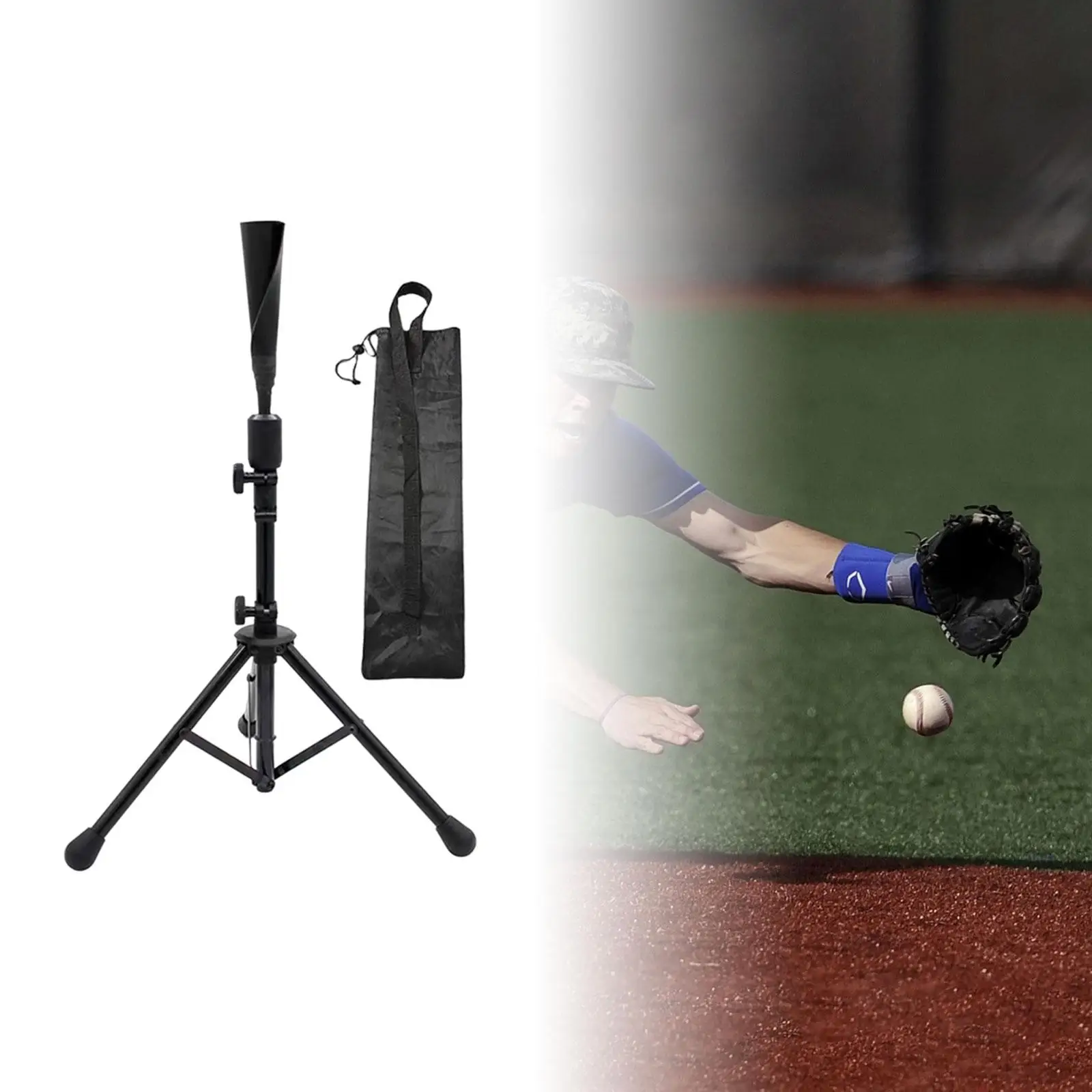 Baseball Batting Tee Heavy Duty Hitting Tee Stand for Men Women Indoor Kids