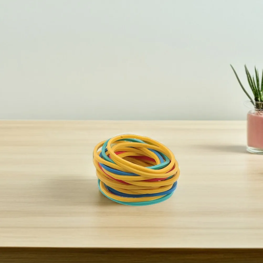 300Pcs Mini Colored Rubber Bands Vibrant Elastic Band Set for Office Supplies Organization Home School Craft Projects Binding view 2