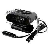 12V 200W Portable Car Heater Cooler Fan Mini Air Conditioner Dual Function Electric Windshield Defroster Demister Vehicle