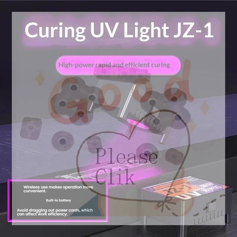 【HG】Mini UV Curing Lamp for Mobile Phone PCB Circuit Board Repair Optical Glue Fast OCA Optical Solder Curing Light Repair