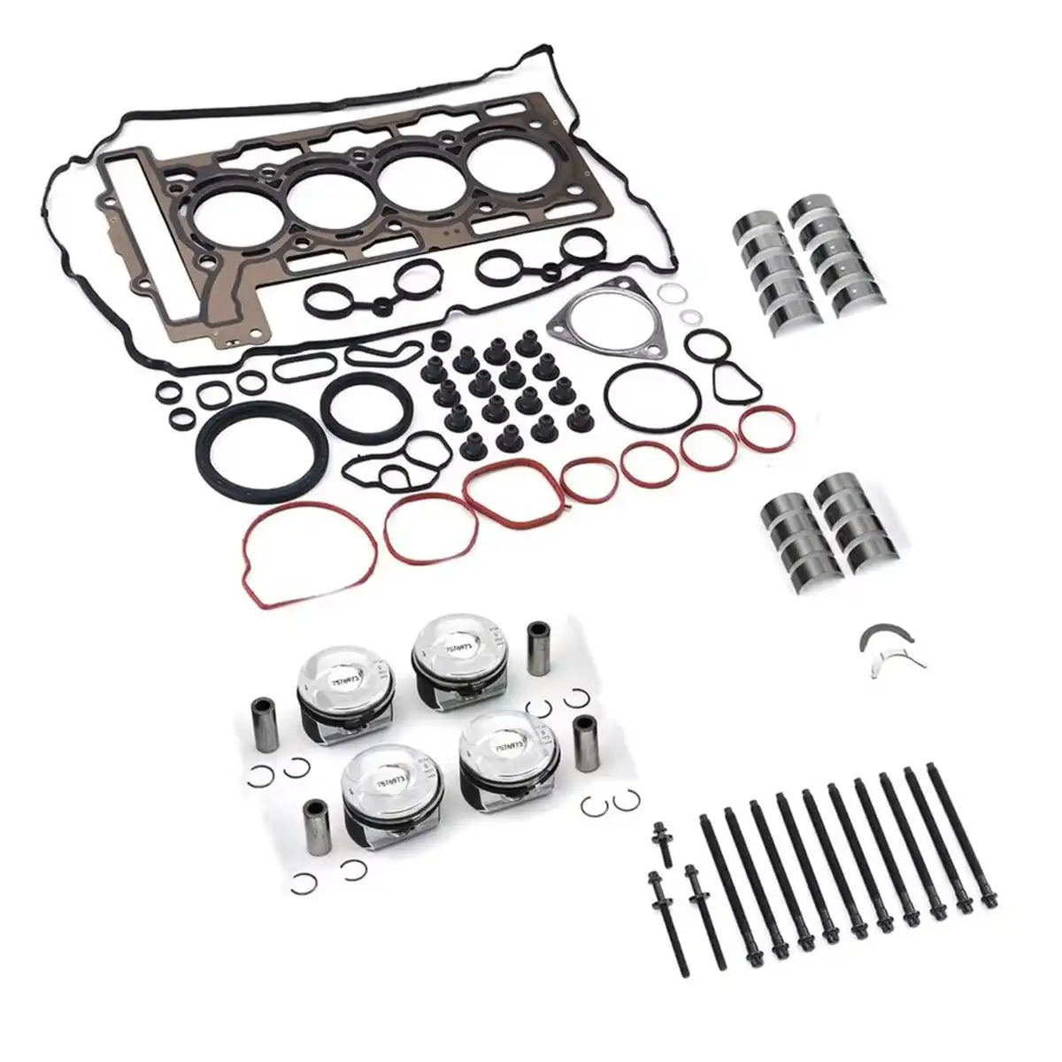 

Engine Overhaul Pistons Bearings Kit OS +0.5 for Mini Cooper R55 R56 N12 N16 1.6