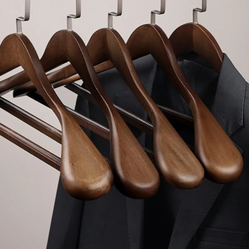 Wooden Large Clothes Hanger Nordic Retro Simplicity Coat Hangers Household Beautiful Durable Clothes Hooks Home Decorations