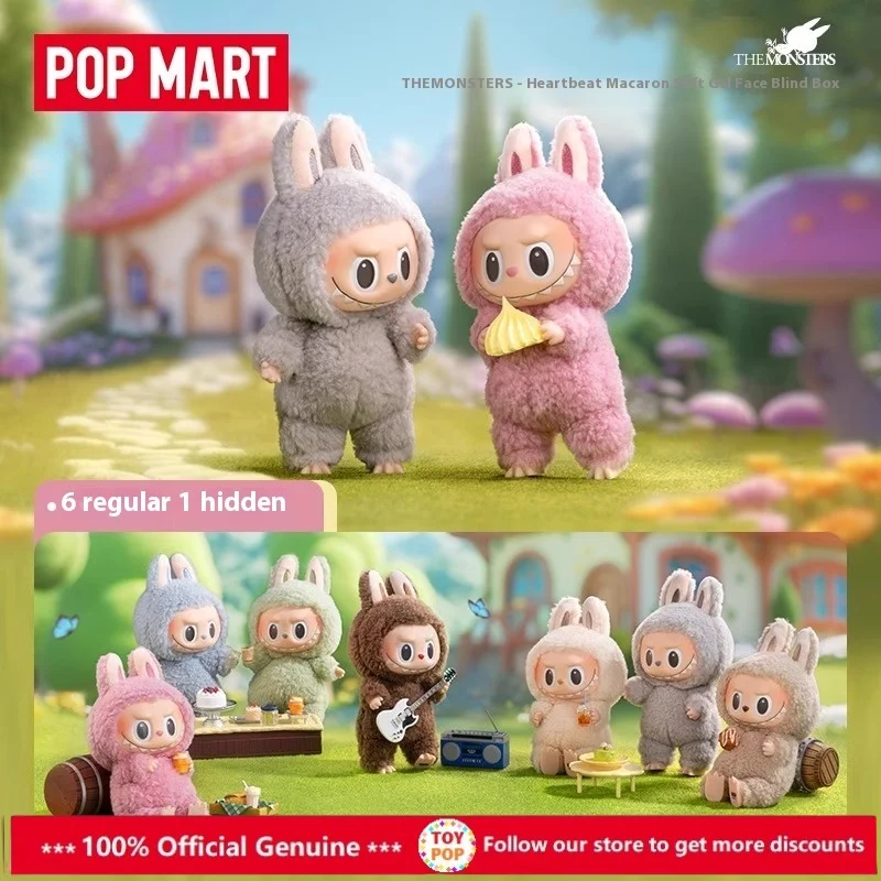 

Original POP MART LABUBU THE MONSTERS Exciting Macaron Vinyl Face Surprise Blind Box Toys Kawaii Anime Action Figure Mystery Box