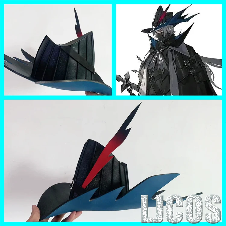 Ulpianus Arknights Hat Headwear Props Cosplay Prop for Halloween Christmas Party Masquerade Shows Clothing Accessory