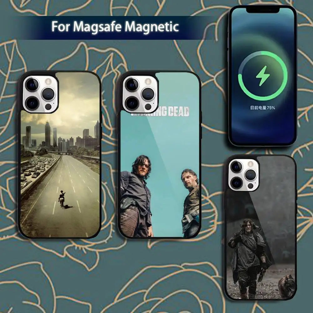 

TWD T-The Walking Dead Phone Case For iPhone 16,15,14,13,12,11,Pro,Max,Plus,Mini,Magsafe,Magnetic Wireless Charging Case
