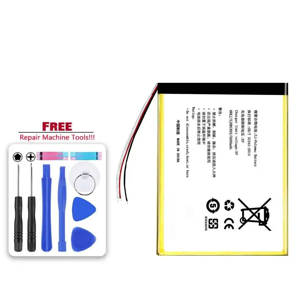Lightweight For Chuwi Hi9 Plus Hi9Plus Tablet PC 3-Wire Plus 3 Wires High-Efficiency 8000mAh Laptop Battery