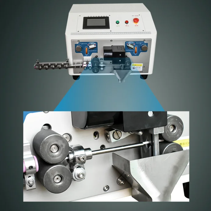 Äußere Abisolieren Schneidemaschine HR-8400 Automatische Abisolieren Maschine Runde Ummantelte Draht Innen Und