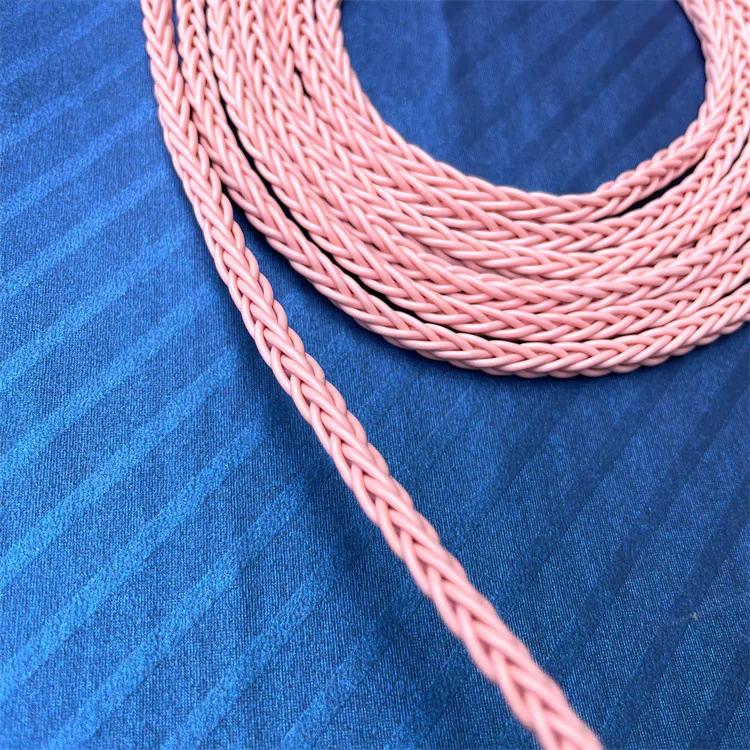 7N single crystal copper silver plated 8 strands upgrade line 504core