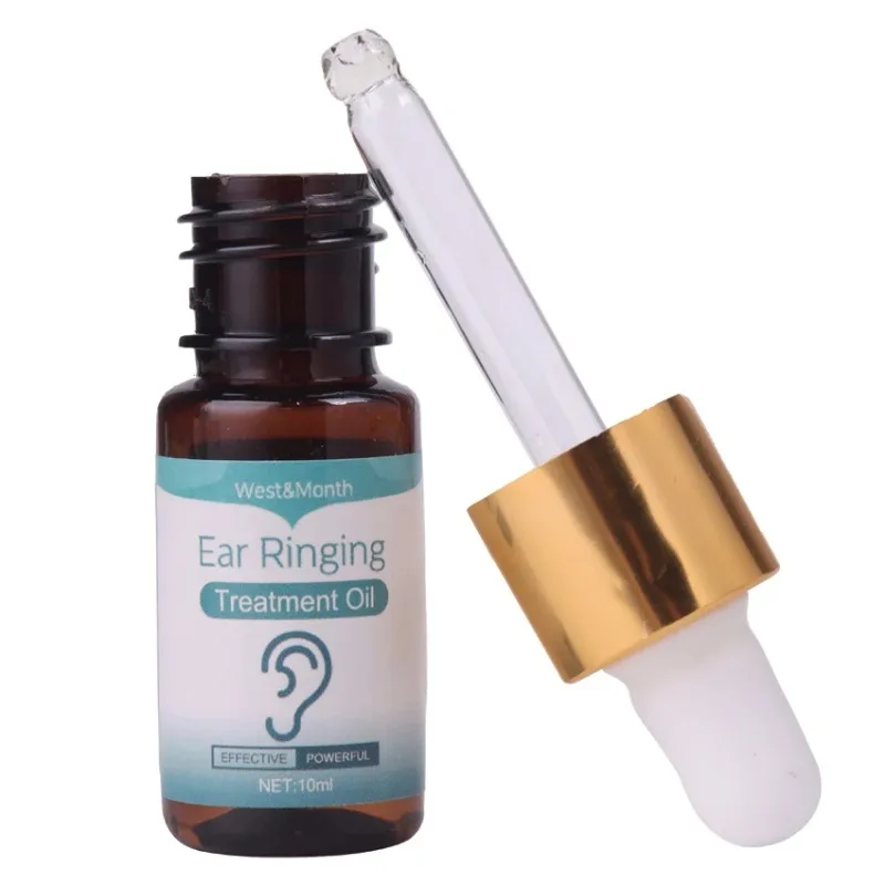 1PC Tinnitus Oil For Improved Ear Health Hearing Ear Ringing Drops Alleviate Deafness Tinnitus Itching Earache