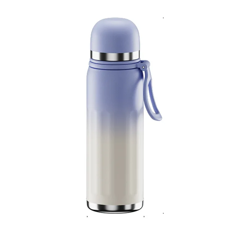 

Drinkware 316 stainless steel thermos cup, good-looking girl's portable, simple, large-capacity tea and water separate straw cup