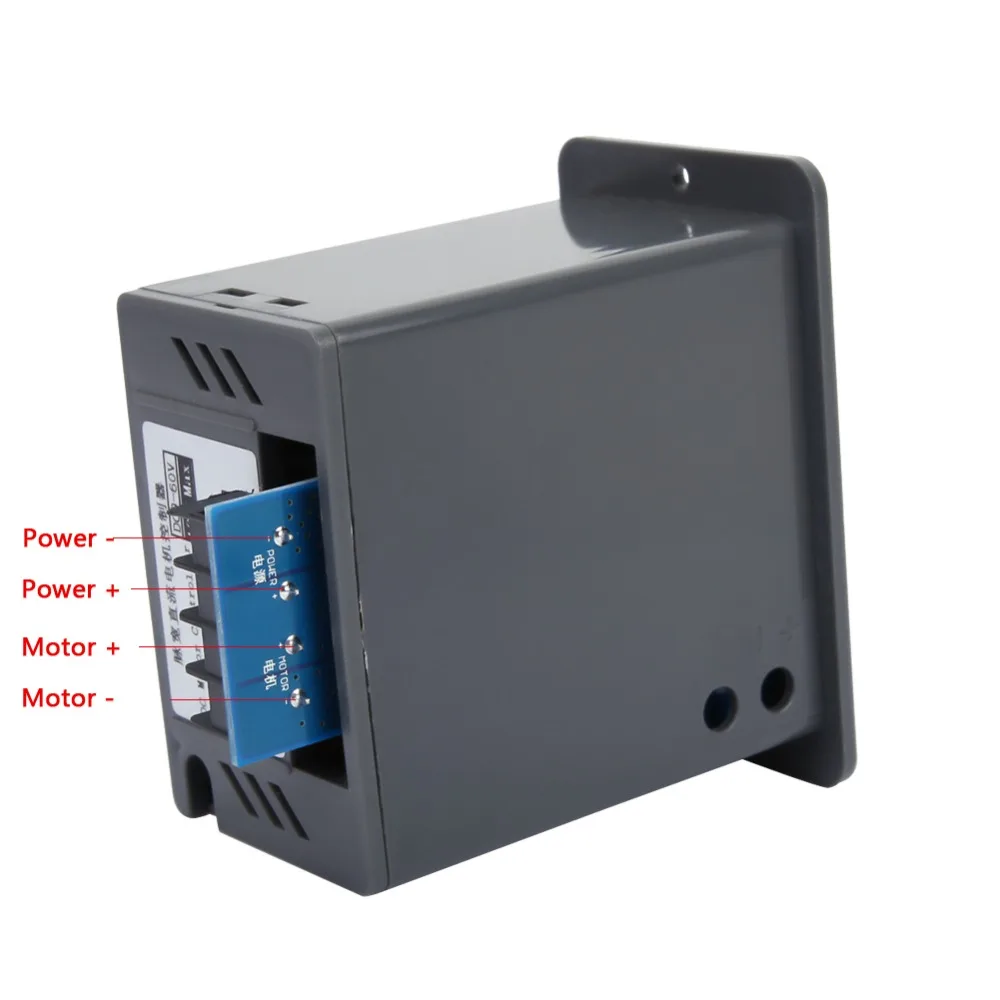 9-60V DC Input DC Motor Speed Controller X0540 Model 40A Current Rating Motor Speed Controller 12V 24V 36V 48V Compatible
