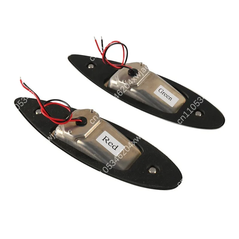 12V Marine LED Navigation Light Red Green Boat Signal Lamp Waterproof Yacht Indicator Light for Ships