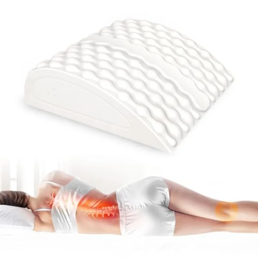 

Dual-Temp Therapy Pad for Lower Back and Sciatica Ice and Heating Pillow Colder Than Ice Pack - Zero Frostbite Soft Than Heatin