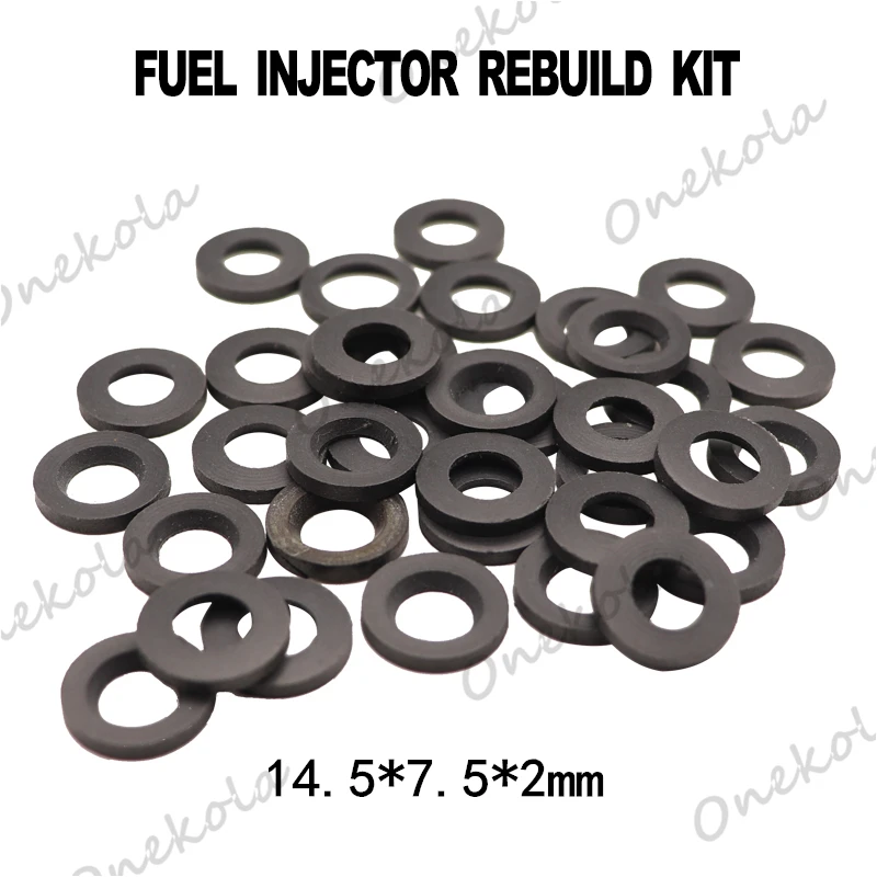 500pieces Fuel injector Plastic Washer Gasket repair kit 14.5*2*7.5mm for Toyota Lexus Avensis 1AZFSE 23250-28030 23250-31020