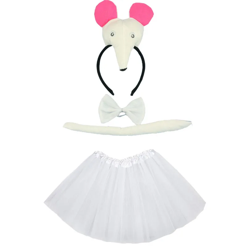 Bambino adulto ratto animale regalo di compleanno puntelli per feste fascia per capelli copricapo costume di Halloween cosplay