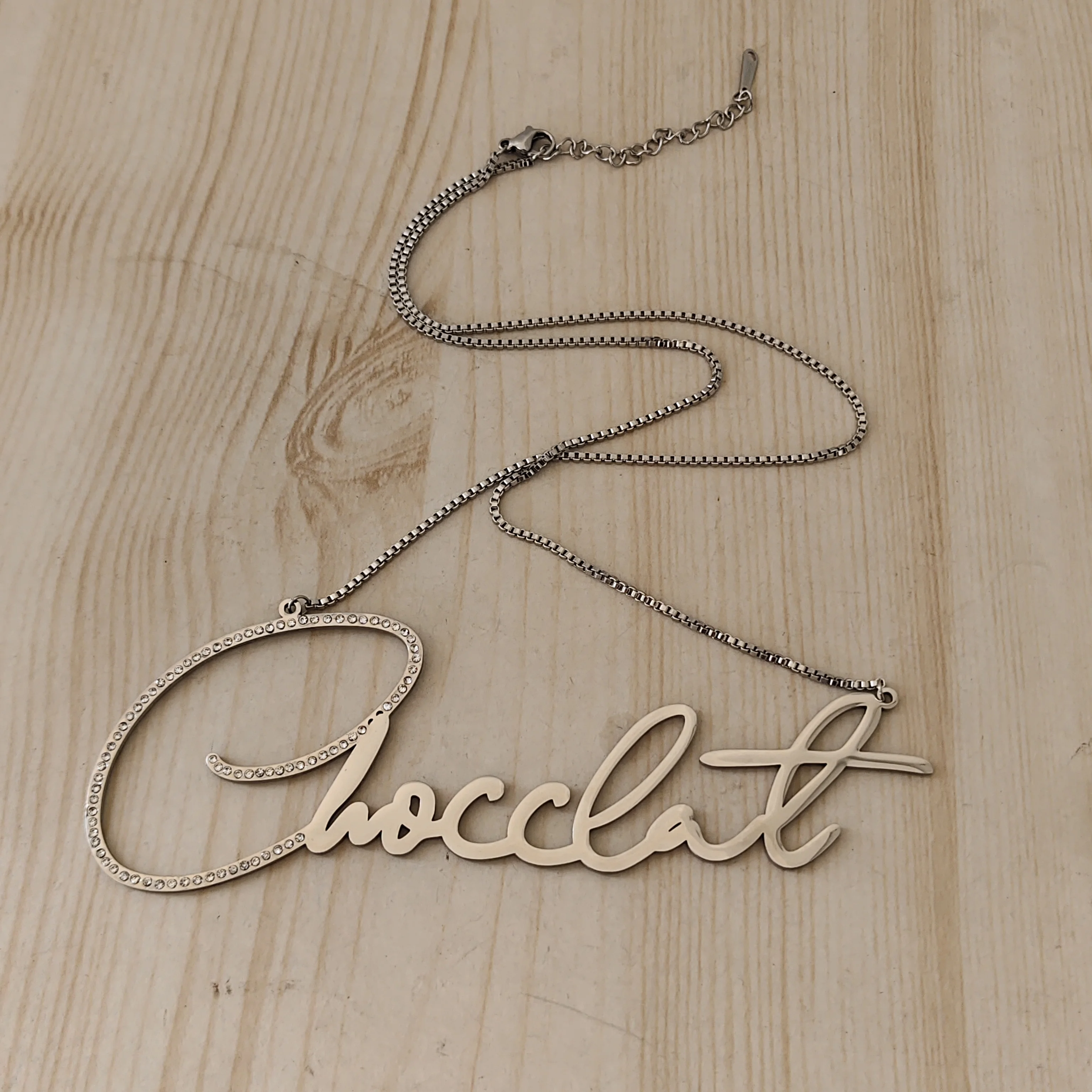 

DHQH индивидуальное имя 10 см-12 см ожерелье с именной табличкой персонализированный логотип кулон с именной табличкой ожерелье подарок на день рождения от производителя распродажа