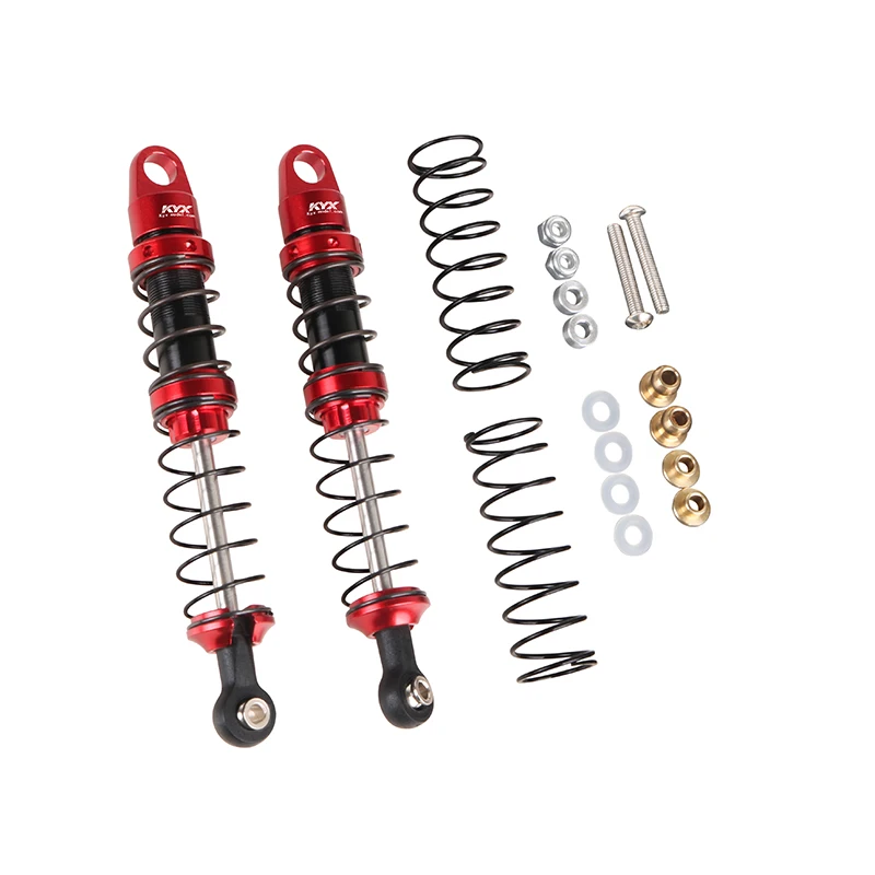 

KYX Racing 90mm Red Aluminum Shock Absorber Upgrades Parts Accessories for 1/10 RC Crawler Car Axial SCX10 PRO