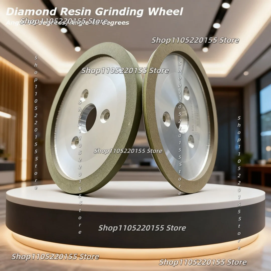 125mm SDC Diamond Resin Grinding Wheel Cup Grinder Disc for Carbide Metal Angle Grinder Tool Three Hole Butterfly Shaped Wheel
