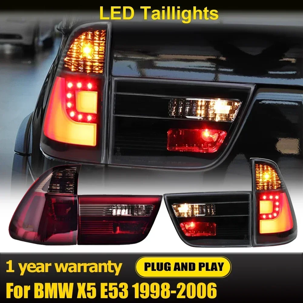 

2X светодиодные задние фонари для BMW X5 1998-2006 BMW X5 E53 Задние фонари DRL Противотуманные тормозные указатели поворота Автомобильные аксессуары