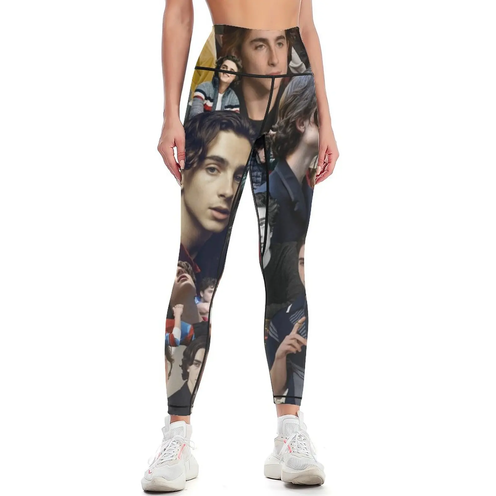 

Timothee Chalamet Leggings Women sportwear sport legging workout clothes for Womens Leggings